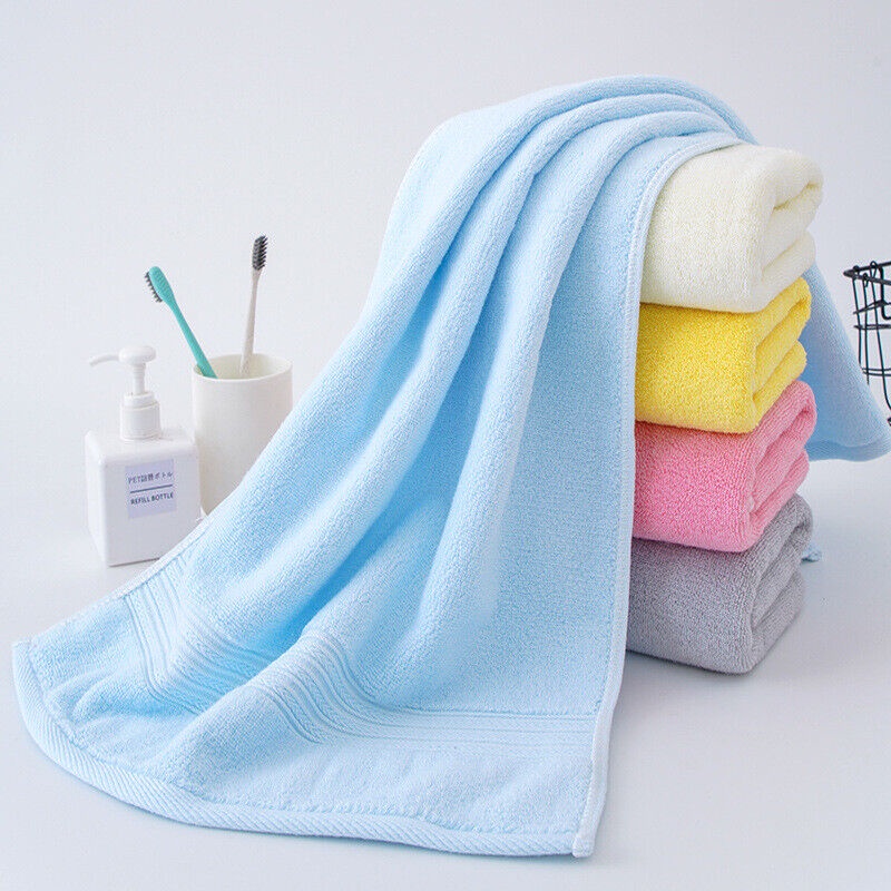 Khăn Tắm Sợi Tre  Kích Thước 60x120cm Xuất Dư Mềm Mịn Thấm Nước Kháng Khuẩn Nhiều Màu