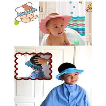MŨ GỘI ĐẦU/ CẮT TÓC CHO BÉ (LOẠI CÓ CÚC BẤM)