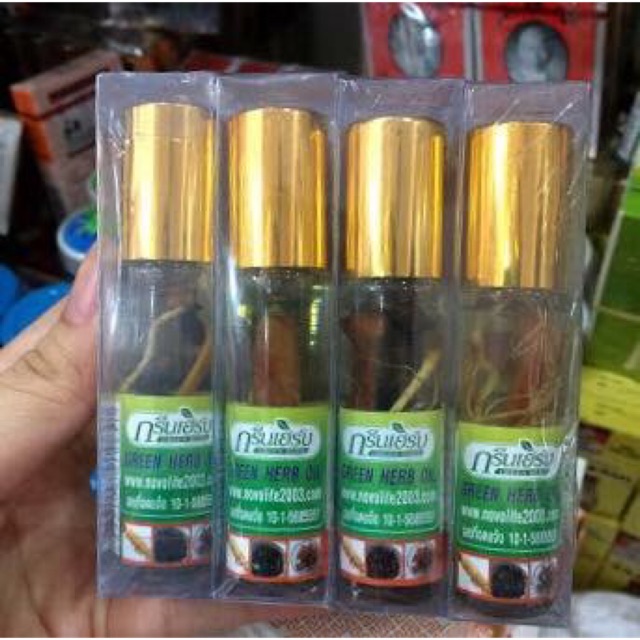 DẦU GIÓ THẢO DƯỢC GREEN HERB OIL THAILAND