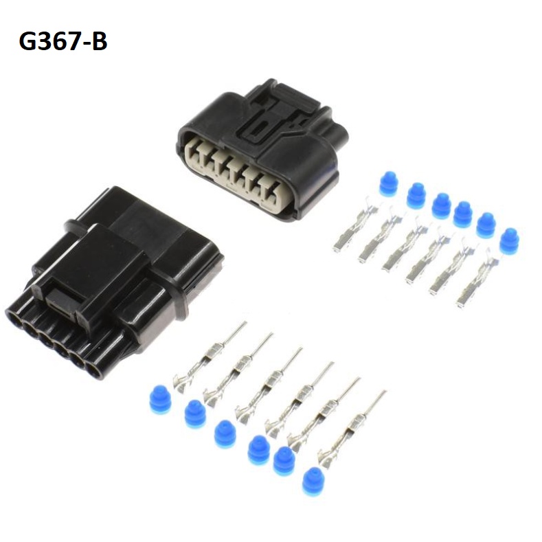 G367-Giắc cắm Phù hợp với đèn pha Hon 6 lỗ 1.2mm