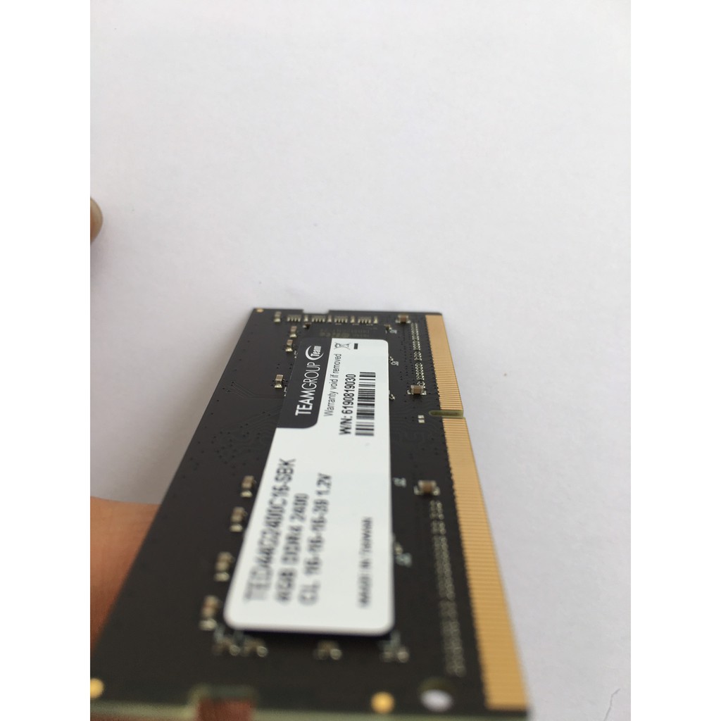 [Mã ELMS05 giảm 5% đơn 300k]Ram Laptop 4GB DDR4 Bus 2400 Teamgroup Networkhub phân phối | BigBuy360 - bigbuy360.vn