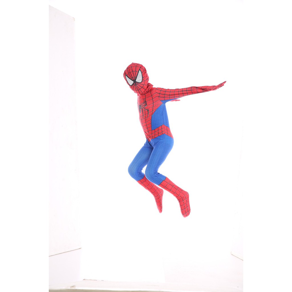 Đồ hoá trang bộ quần áo trẻ em liền thân Người Nhện Spiderman Home. HTH41