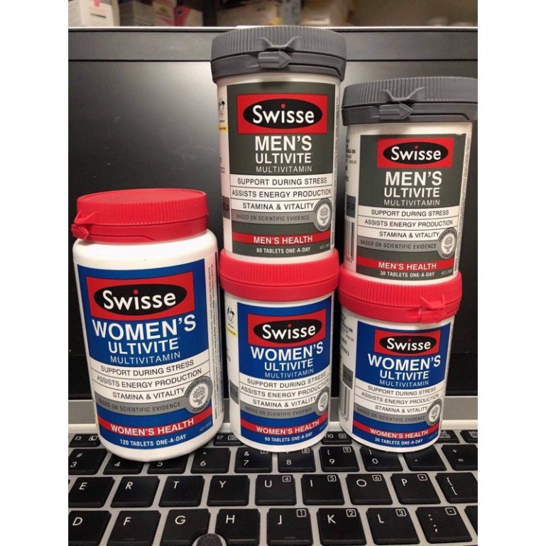 Vitamin tổng hợp nam/nữ Swisse Men’s/Women's Ultivite Multivitamin, Úc (60v-120V) | Thế Giới Skin Care