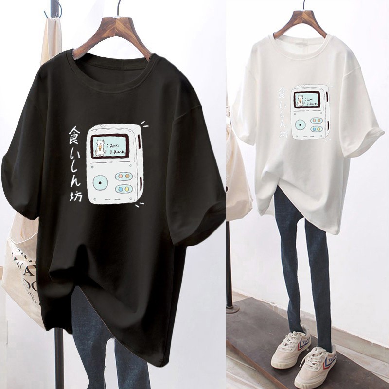 NRVP Áo thun tay ngắn họa tiết dễ thương thời trang mùa hè 2020 dành cho nữ