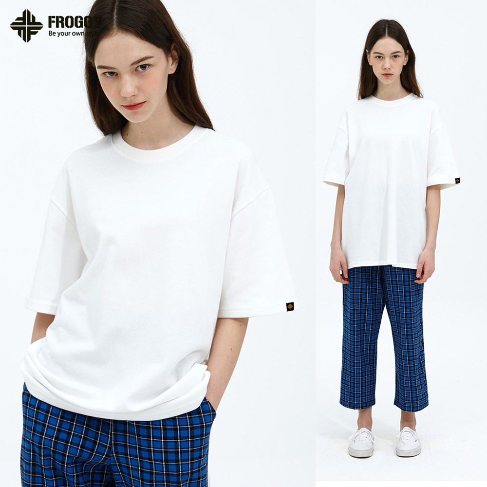 Áo thun nam nữ cổ tròn oversize tay lỡ, cotton 2 chiều, áo phông form rộng trơn, vải dày cao cấp giữ form, không xù lông
