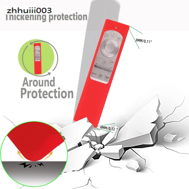 Ốp Silicon Mềm Chống Sốc Bảo Vệ Cho Điều Khiển Từ Xa Thông Minh Samsung Smart Tv Bn59-01265a