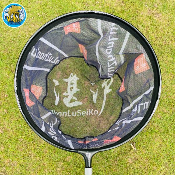 Mặt Vợt Câu Cá Hợp Kim Đen Siêu Nhẹ Thoát Nước Nhanh 40-45cm - Vũ môn Fishing