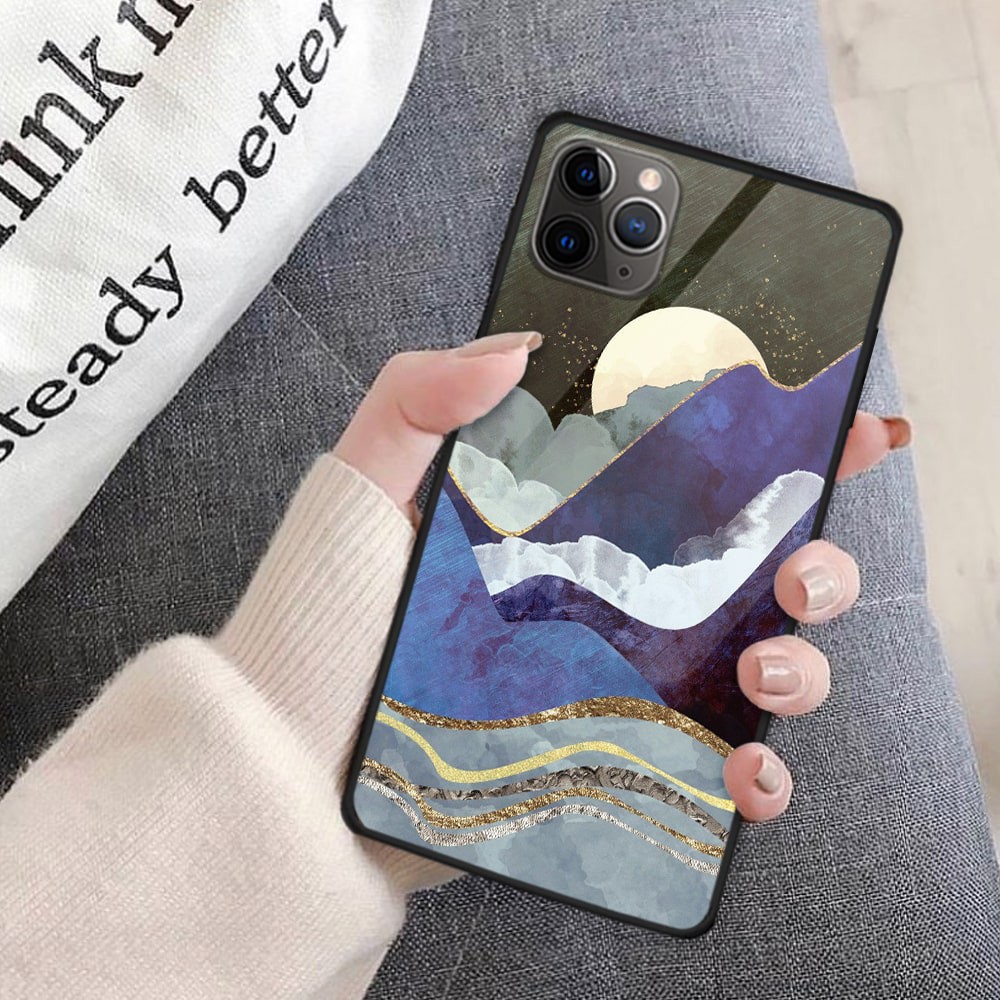 - ỐP IPHONE, SAMSUNG TRÁNG GƯƠNG SA MẠC XANH