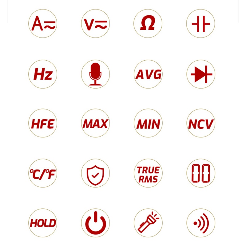 Vạn Năng Kế Kỹ Thuật Số True Rms Diode NCV Độ Chính Xác Cao