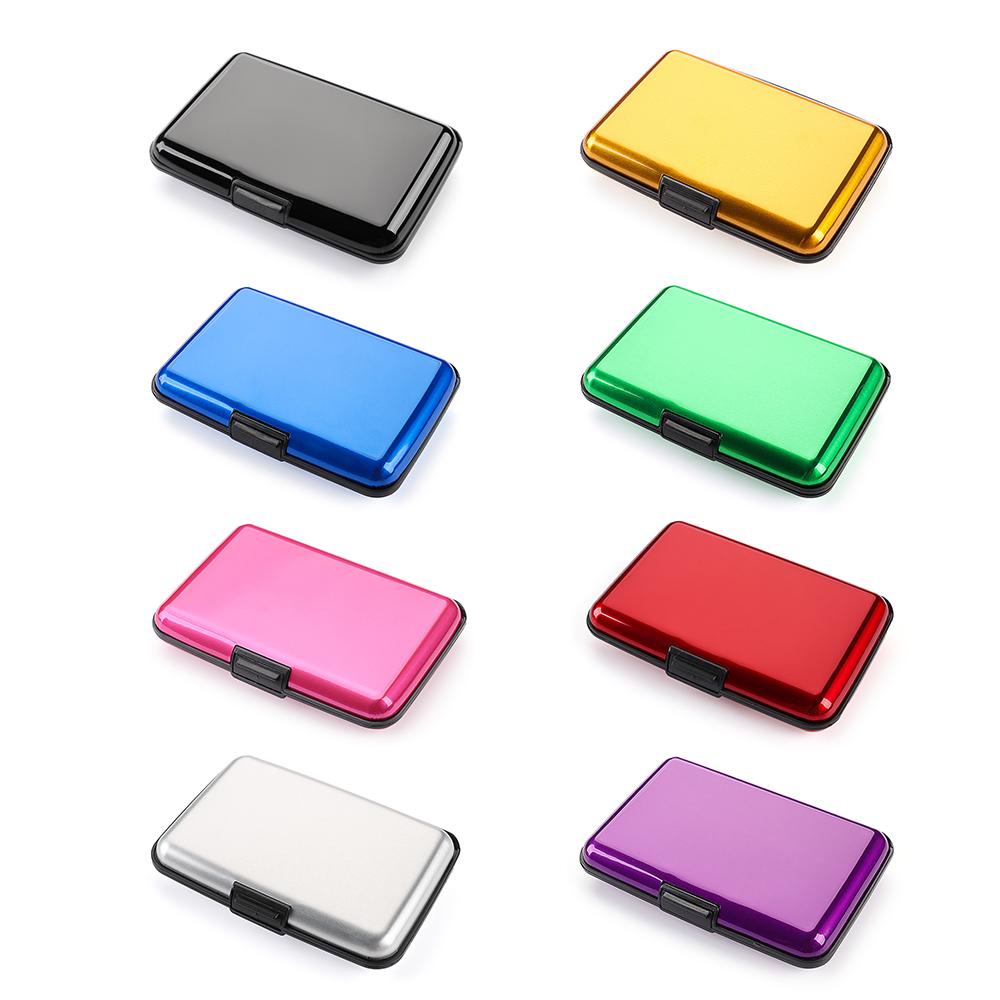 Ví Đựng Thẻ Tín Dụng Bằng Nhôm RFID Cho Nam Nữ Ốp