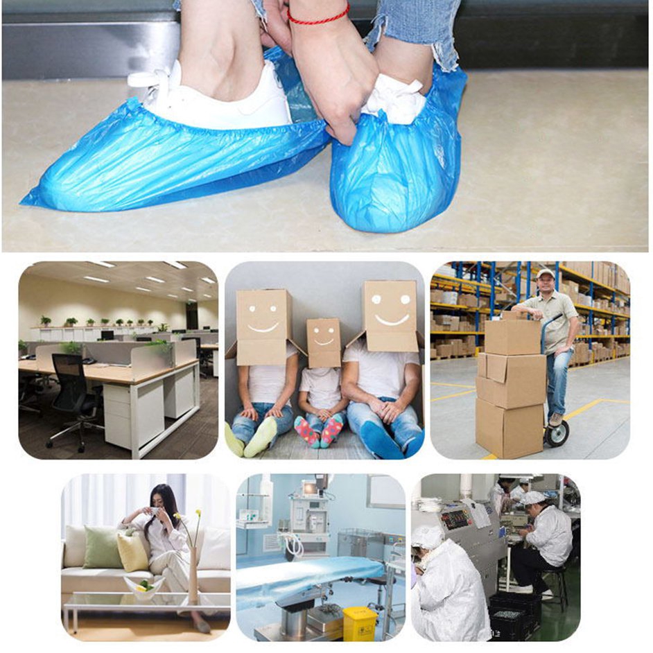 Set 100 Túi Nhựa Bọc Giày Tiện Lợi