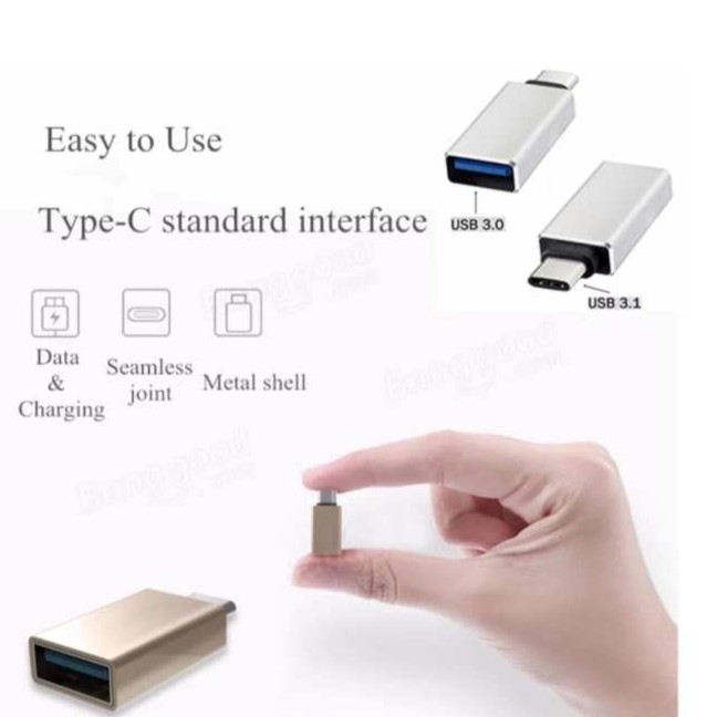 Đầu OTG chuyển đổi cổng USB Type-C chuẩn 3.0 -dc2428