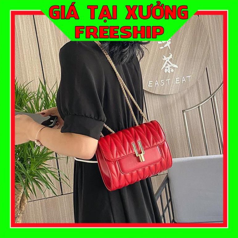 Túi xách nữ ngọc trinh khóa xoay túi xách nữ đeo vai phong cách hàn quốc TXKBUT02 + ảnh thật