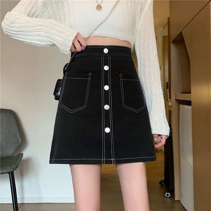 Chân Váy Chữ A Phong Cách Hàn Quốc Thanh Lịch Dành Cho Nữ