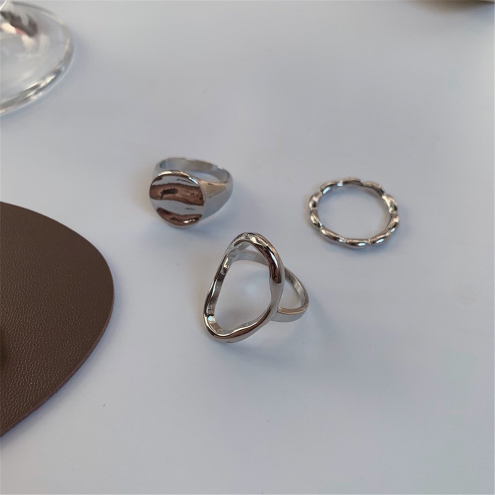 Set 3 Nhẫn Nữ Thời Trang Cổ Điển