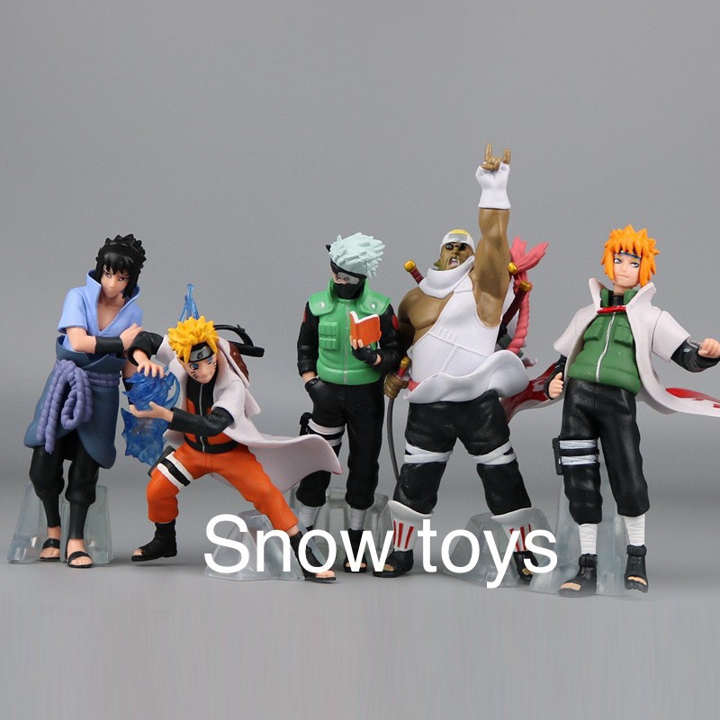 Mô hình Naruto - Sasuke Kakashi Minato Killer Bee Naruto Hokage Cửu vĩ bát vĩ Chidori Rasengan Sharingan Tia chớp vàng
