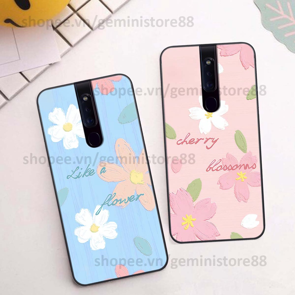 Ốp Oppo F11 / F11 Pro in hình hoa lá nhiều màu sắc siêu đẹp, siêu xinh, siêu cá tính