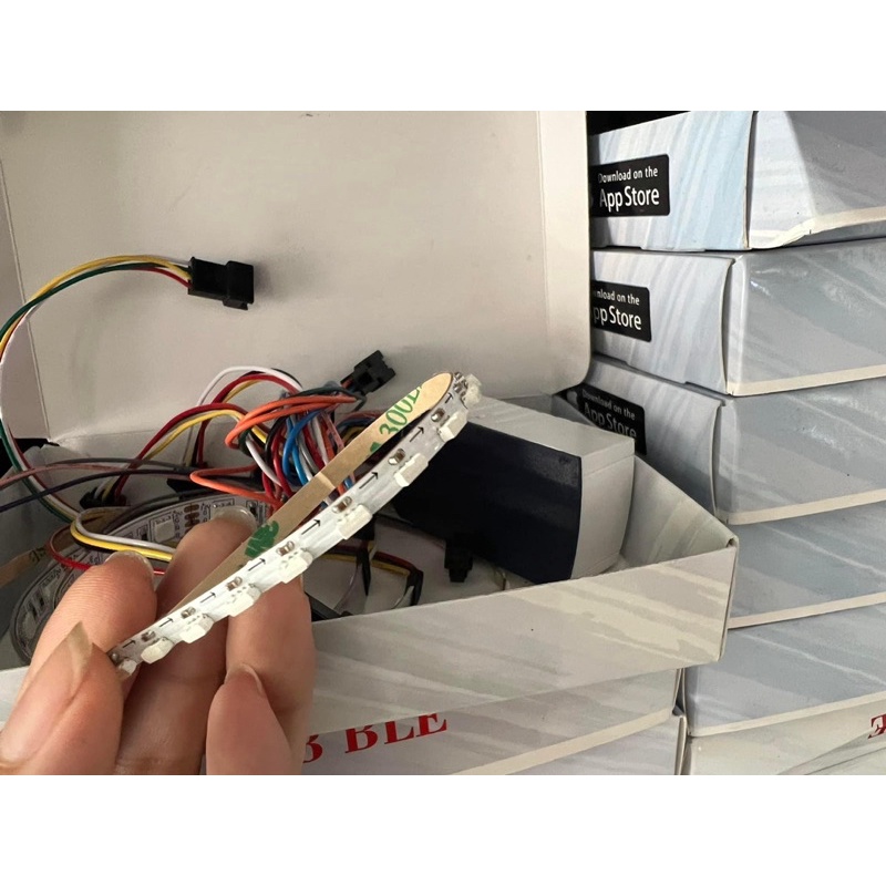 Bộ LED dây Hắt Ngang chỉnh app , dây Led nhỏ siêu sáng