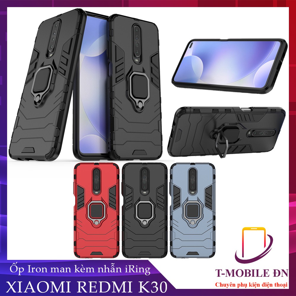 Ốp lưng Xiaomi Redmi K30 K30i 5G Racing Poco X2 chống sốc Iron Man Iring cao cấp