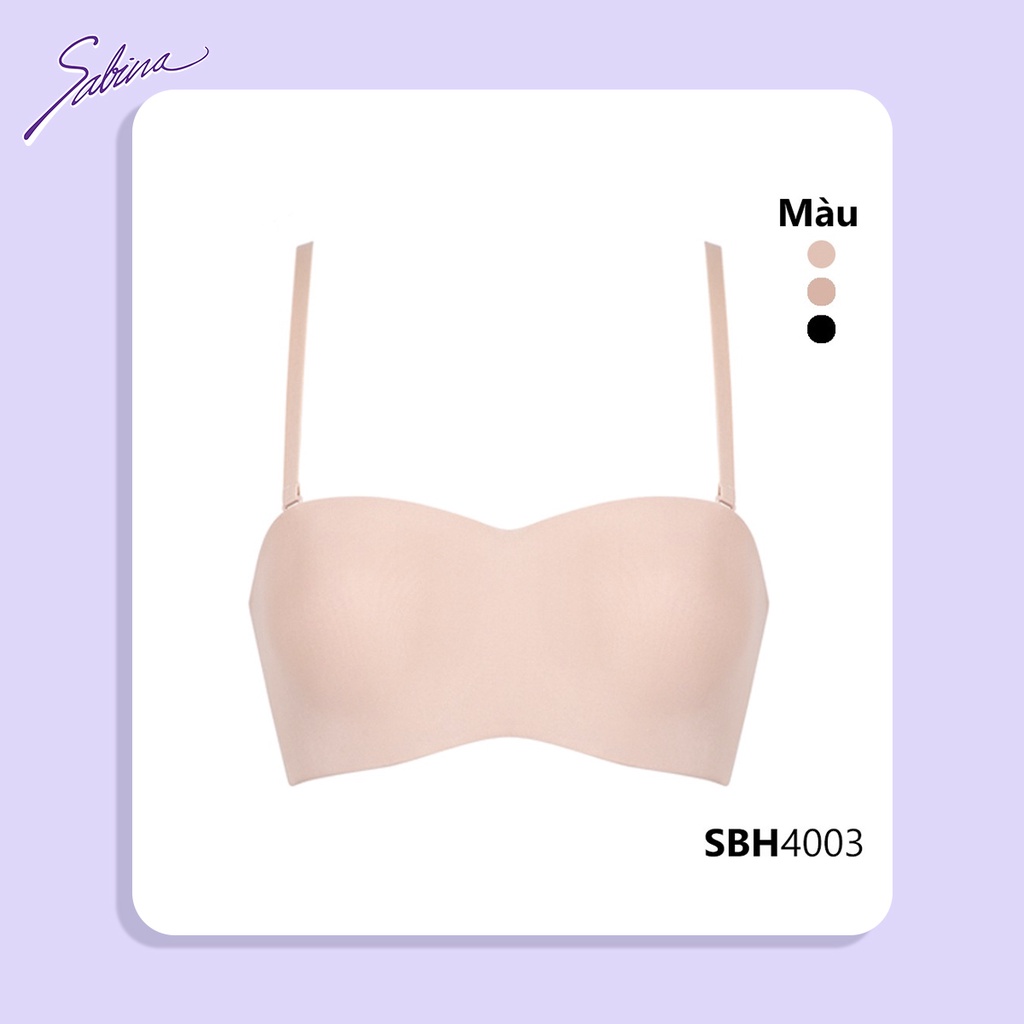 Áo Lót Cúp Ngang Mút Vừa Có Gọng Màu Trơn Soft Doomm Body Bra By Sabina SBH4003