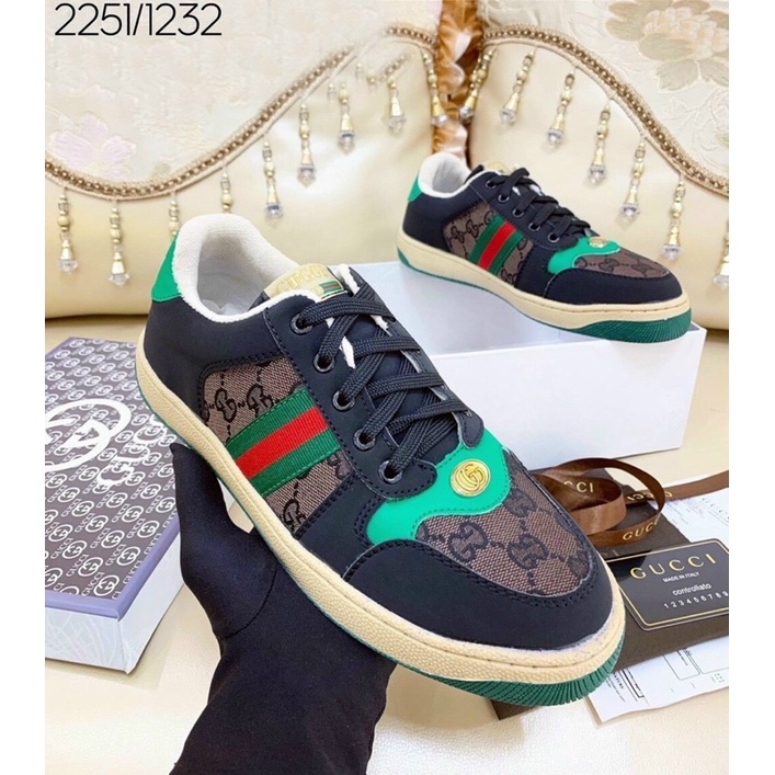 Giày snk thể thao gc nam nữ tăng chiều cao da lộn đế đúc cao su hàng Fullbox.