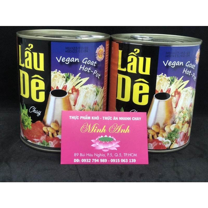 Lẩu Chay Ăn Liền Âu Lạc (6 loại )