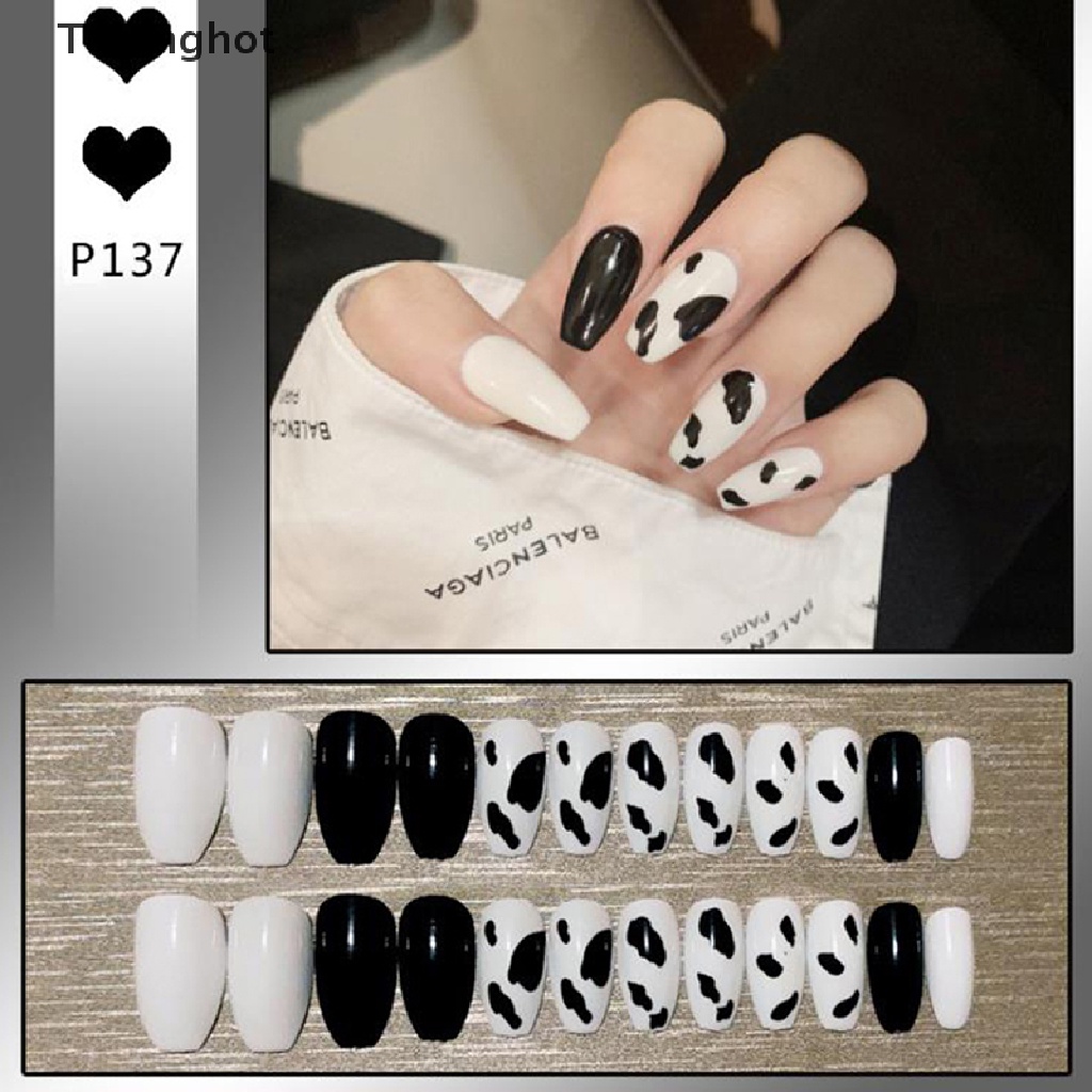 Bộ 24 Móng Tay Giả Trang Trí Nghệ Thuật
