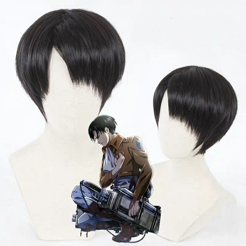 [Sẵn] Wig/tóc giả cosplay Levi - Attack on Titan: Đại chiến Titan [Miu Cosplay]