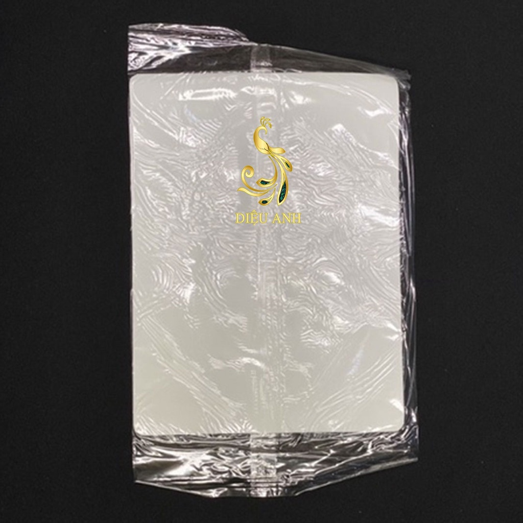 Da giả tập phun xăm, da giả trắng trơn không bột