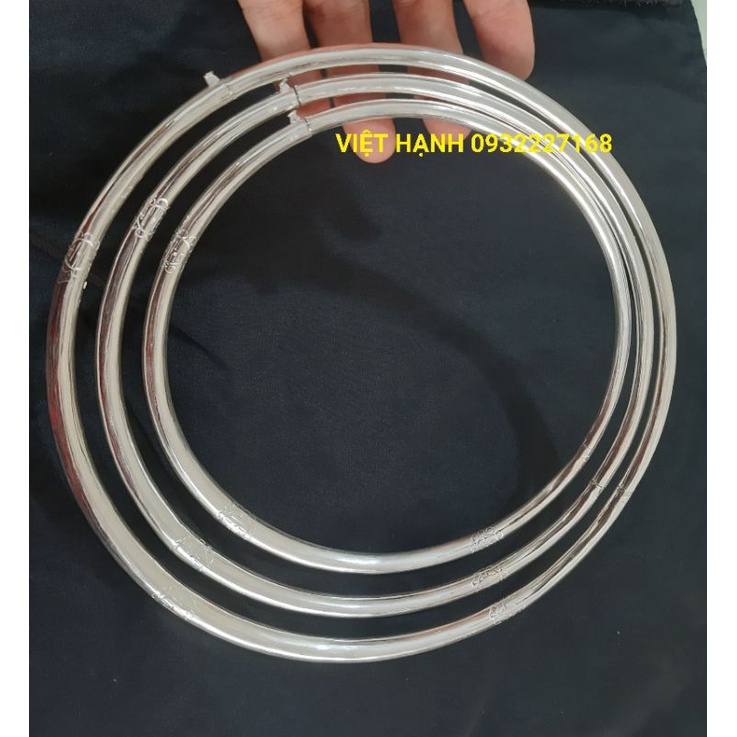 Bộ kiềng trắng 3 chiếc - Phụ kiện Hầu Đồng - Đồ Hầu Đồng