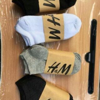 Set 5 đôi tất nam cổ ngắn HM