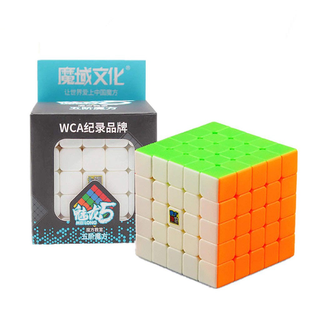 Rubik 5x5 MoYu MeiLong Rubik 5x5x5 Hàng Xịn Trơn Xoay Cực Mượt - Rubik 5x5 Stickerless Qiyi