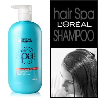 Dầu gội chăm sóc tóc suôn mượt loreal hair spa deep nourishing shampoo 600ml