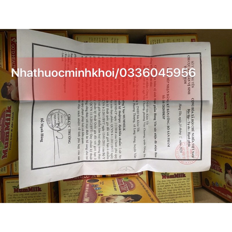 COMBO 5 HỘP MUMMILK ĐÔNG TRÙNG (20 gói)