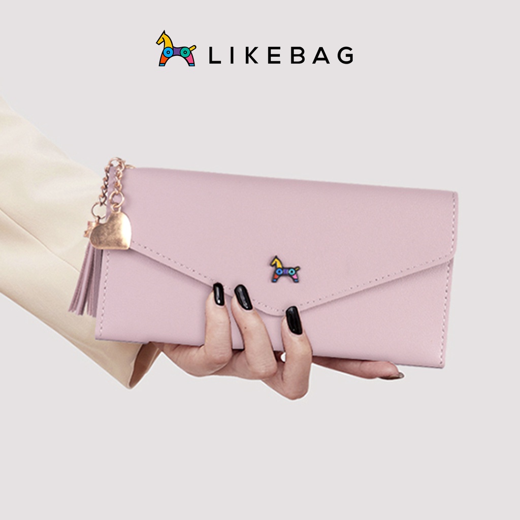 Ví nữ cầm tay dáng dài LIKEBAG form đẹp da Pu cao cấp kiểu dáng thời trang 280993C - LIBAGI
