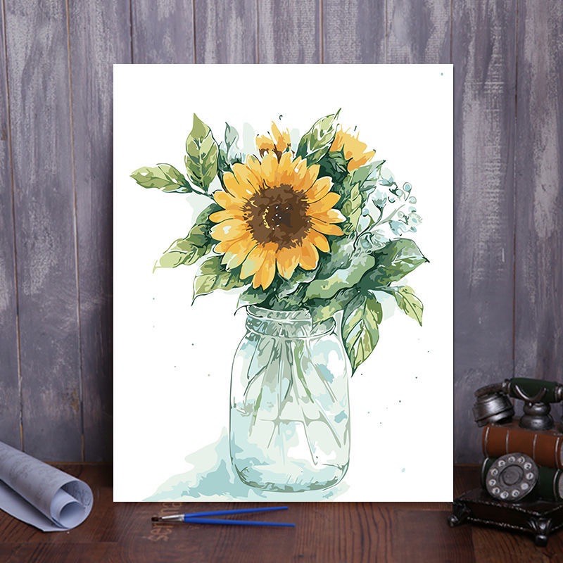 Tranh sơn dầu số hoá Hoa cỏ - Hàng order | BigBuy360 - bigbuy360.vn