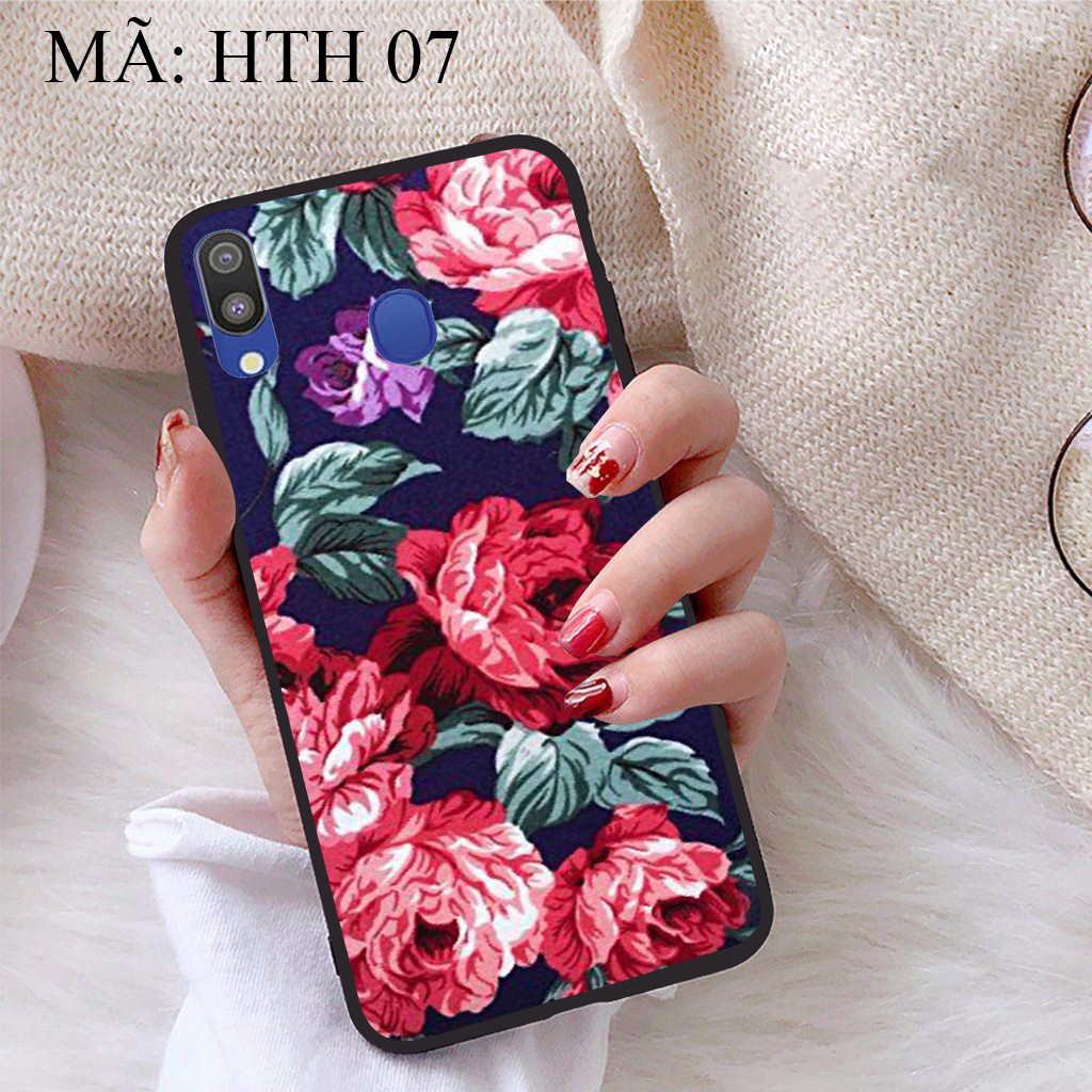 Ốp lưng Samsung M20 viền dẻo TPU BST Hoạ Tiết Hoa