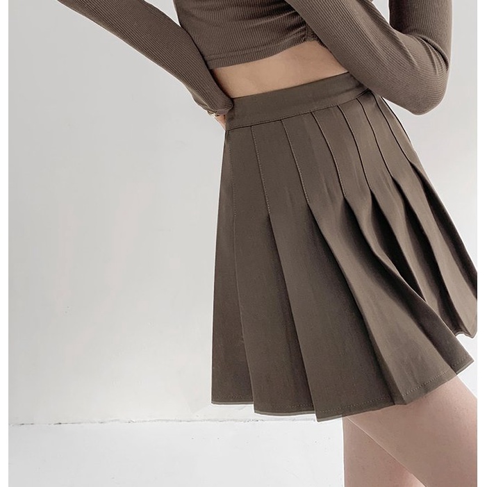 Chân Váy Xếp Ly Tennitt Quốc Dân Dáng Ngắn Xoè Uzzang Cạp Cao Có Quần Trong Phong Cách Hàn Quốc | BigBuy360 - bigbuy360.vn