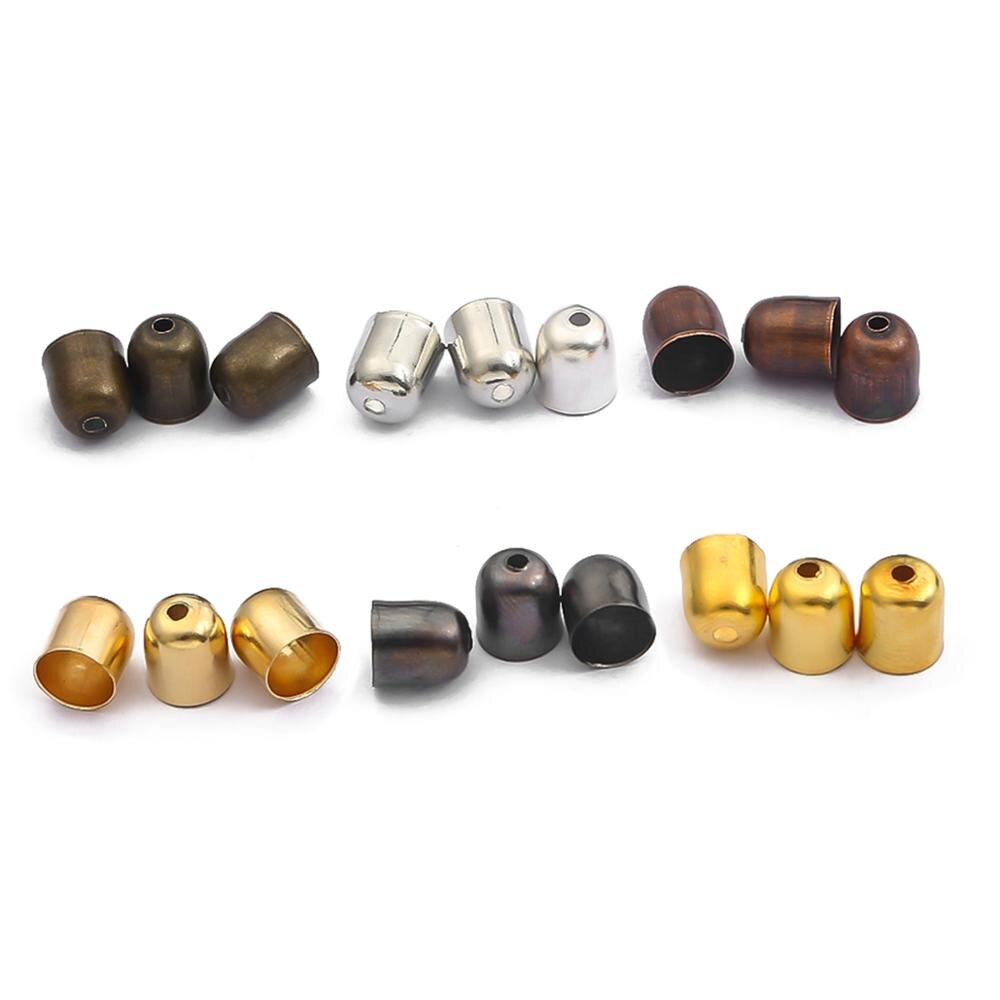 Núm tua rua / nút khóa dây vòng tay bằng da 3-10 mm làm trang sức thủ công