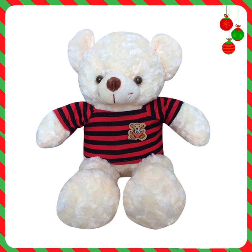 [CHUYÊN SỈ GIÁ SỐC] Gấu bông cao cấp Teddy áo thun màu nâu Size 50cm [ DIABRAND ]