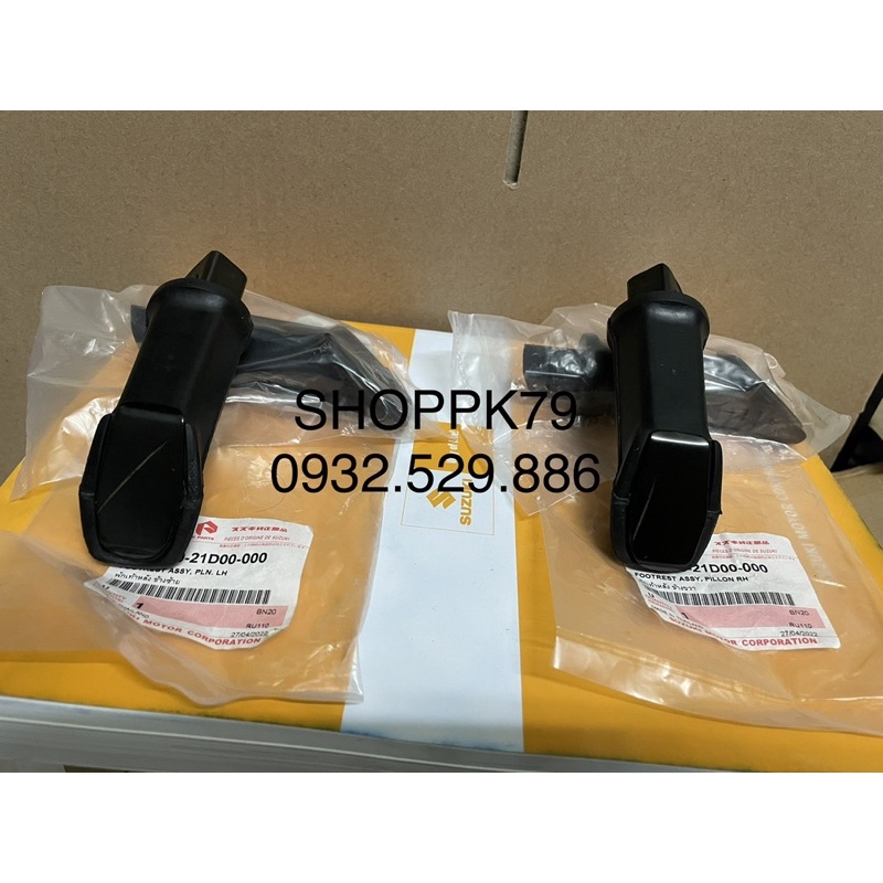 Cao su gác chân sau cho dòng xe Ru110, Xipo,Akira,Crystal 110