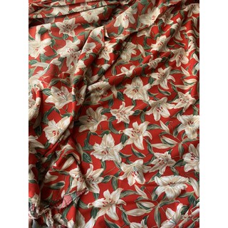 vải lụa mango hoa loa kèn