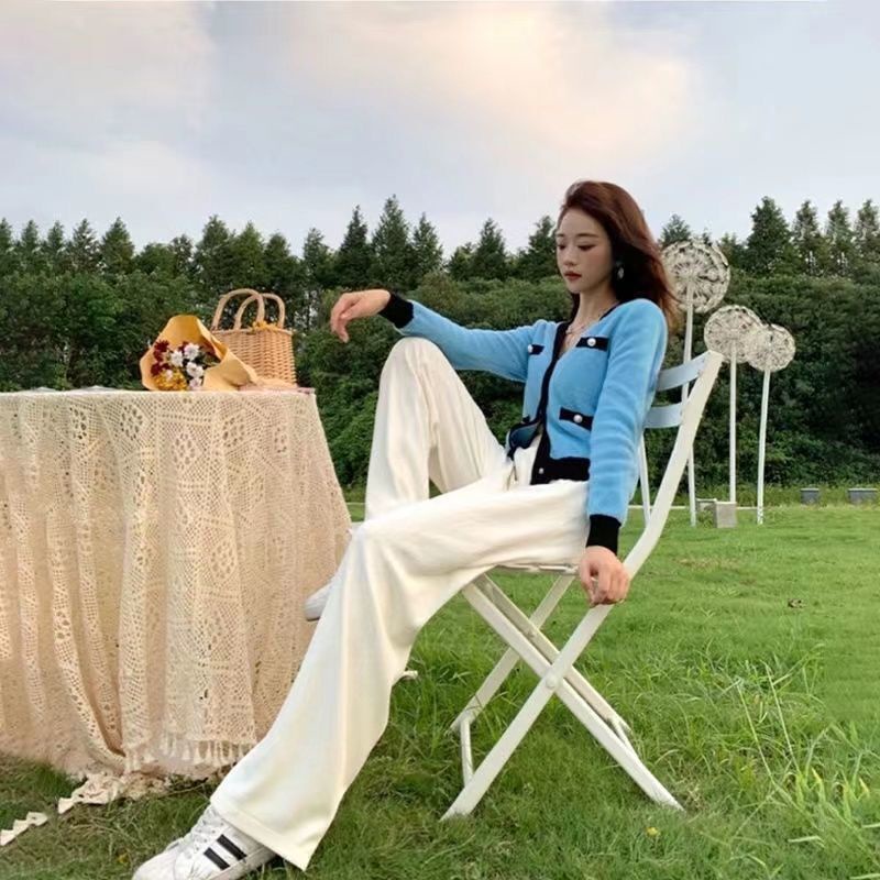 COZOK Quần Ống Rộng Lưng Cao Xếp Ly Thời Trang Dễ Phối Đồ