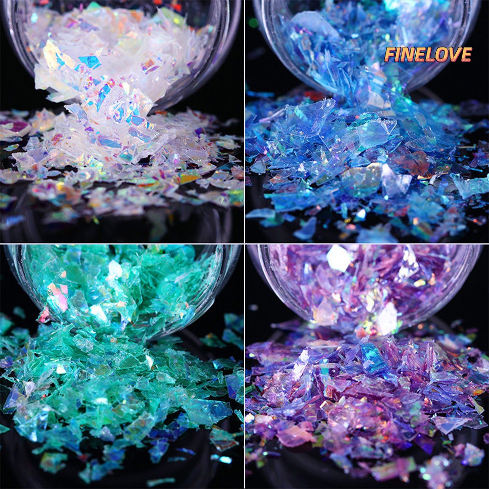 Bột Kim Tuyến Dạ Quang Dùng Trang Trí Móng Tay Nghệ Thuật DIY