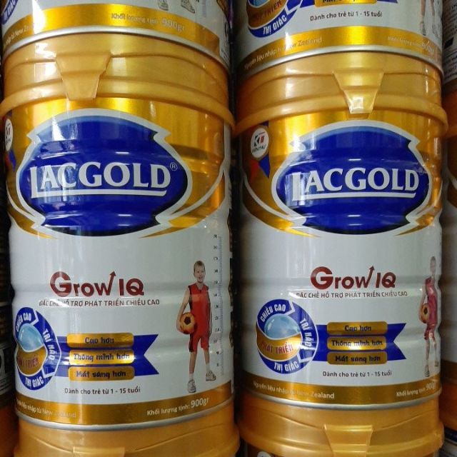 Sữa Lacgold Grow-IQ lon 900g