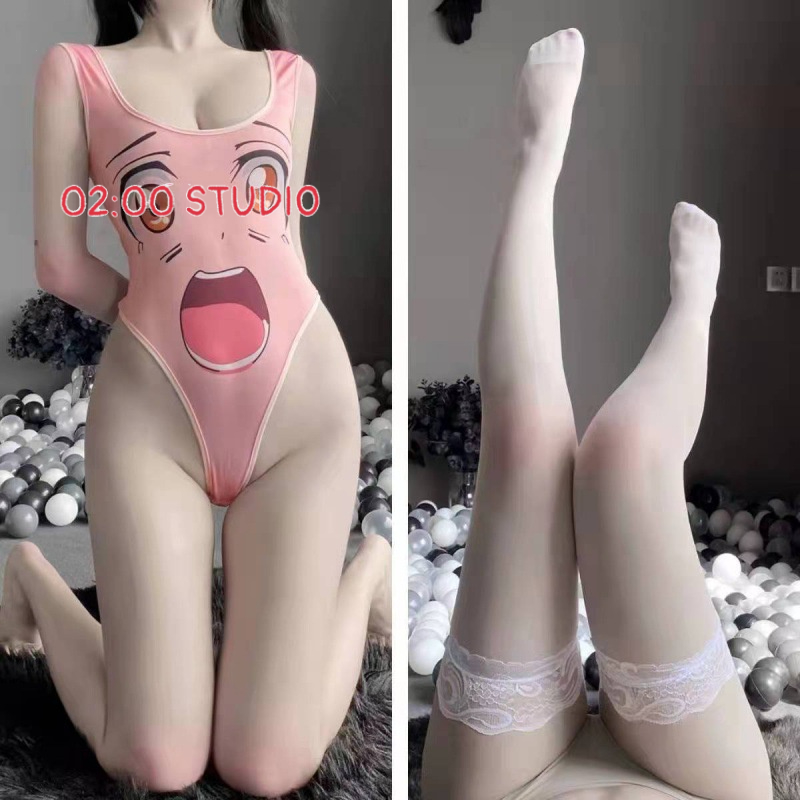 Đồ Lót Liền Thân Quyến Rũ Dành Cho Nữ đồ ngủ Bodysuit Style Anime Siêu Lạ