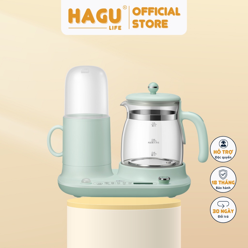 Bình nấu nước đa năng và giữ ấm Bear TNQ-A12L1 - Hàng chính hãng - Bảo hành 18 tháng