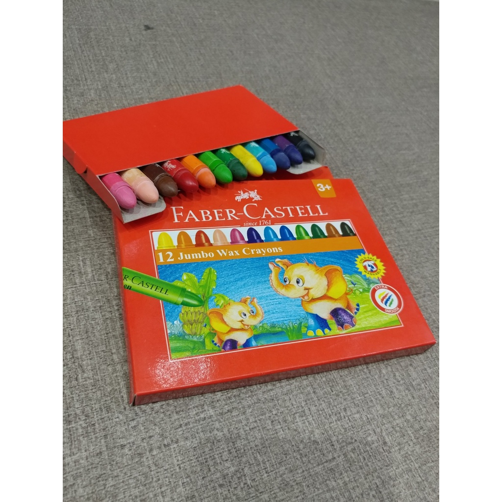Bút Sáp Màu Jumbo Faber-Castell-120040 - 12 Màu