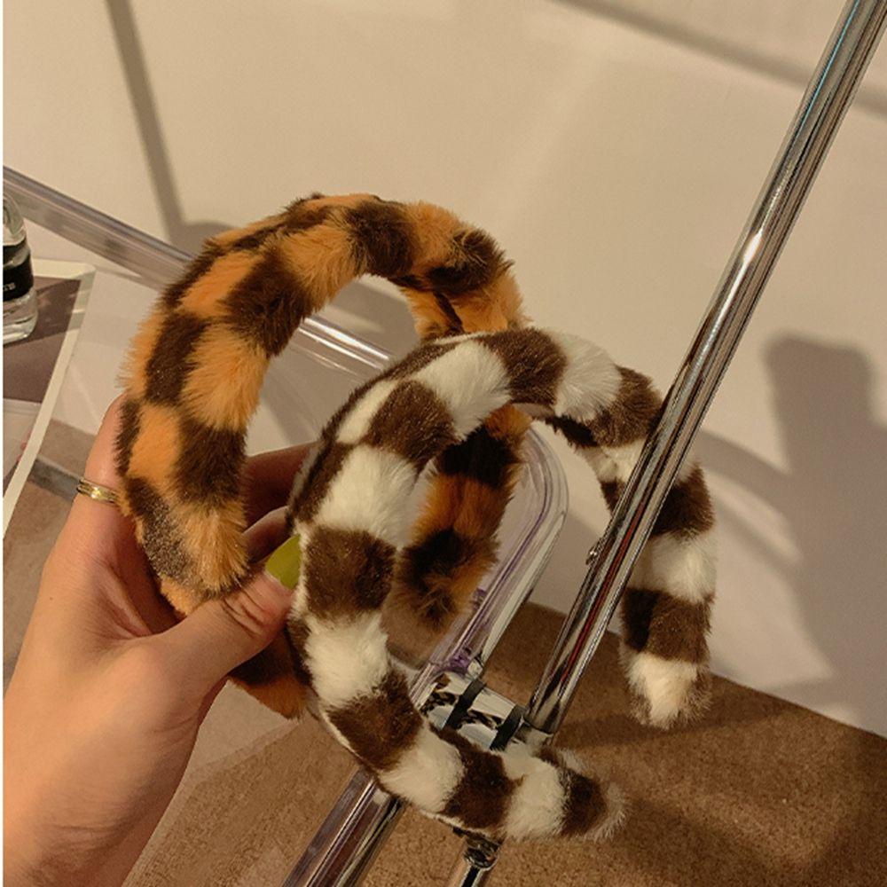 Băng Đô Cài Tóc Vải Bông Họa Tiết Kẻ Sọc Đơn Giản Thanh Lịch Rửa Mặt Cho Nữ