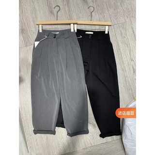 Quần baggy vải cạp cao (ảnh thật shop chụp)